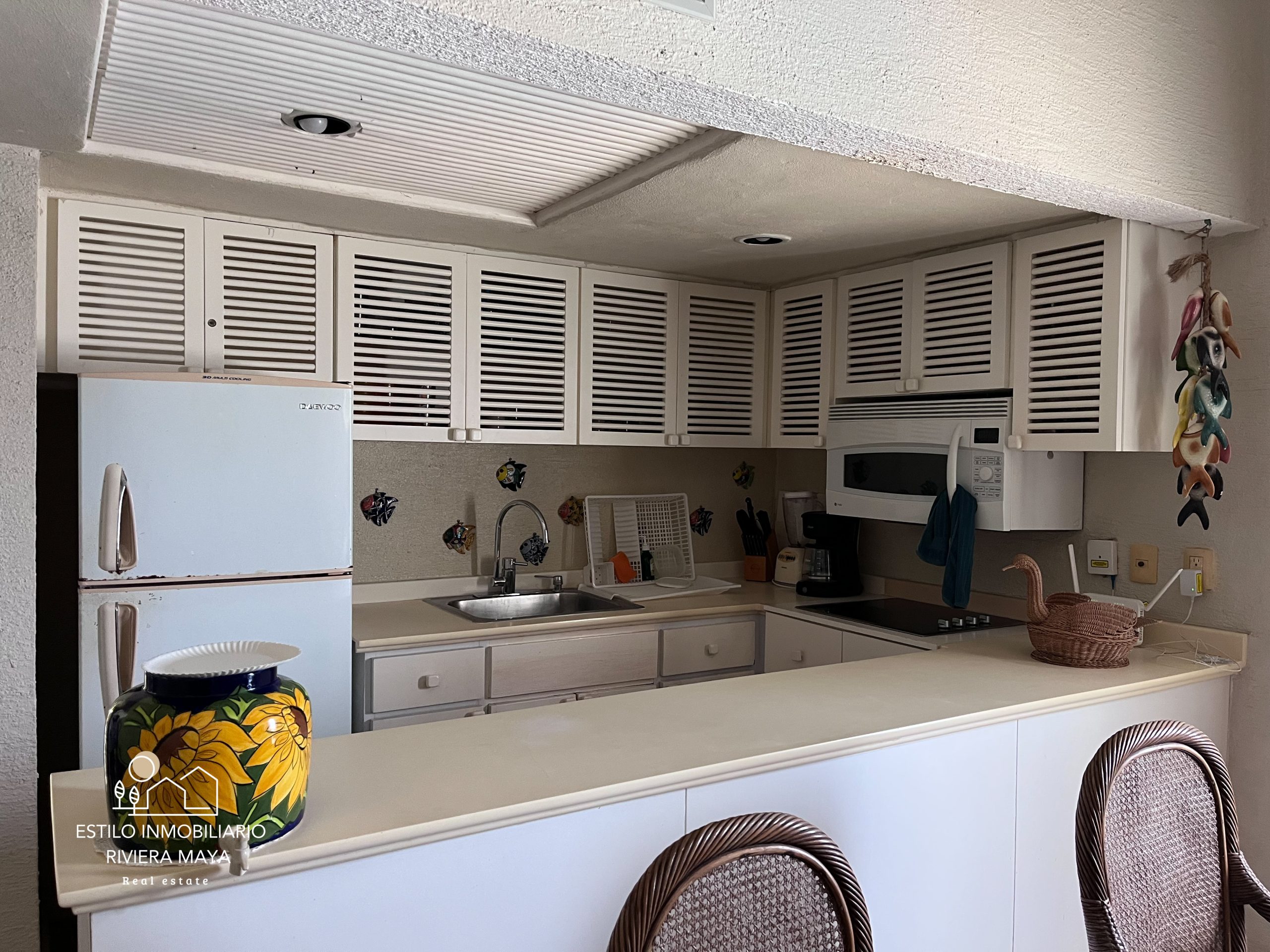 Departamento en venta con vista al mar en Club de Yates en Puerto Aventuras