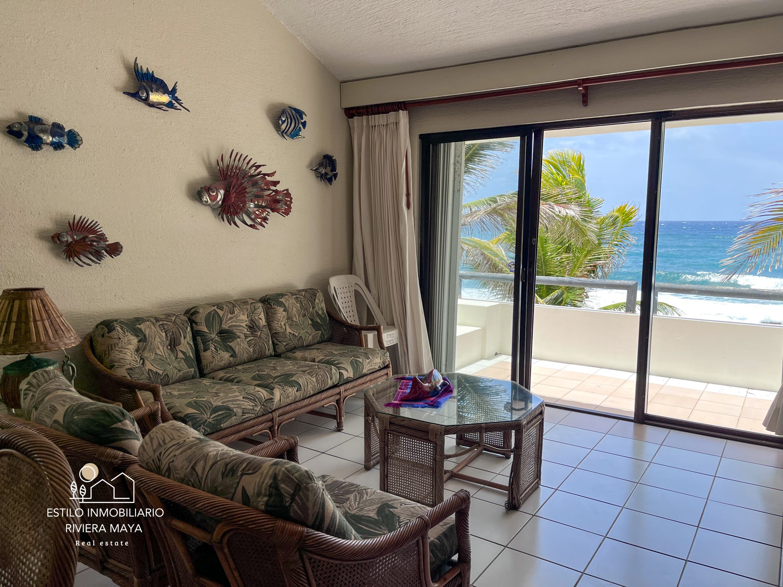 Departamento en venta con vista al mar en Club de Yates en Puerto Aventuras